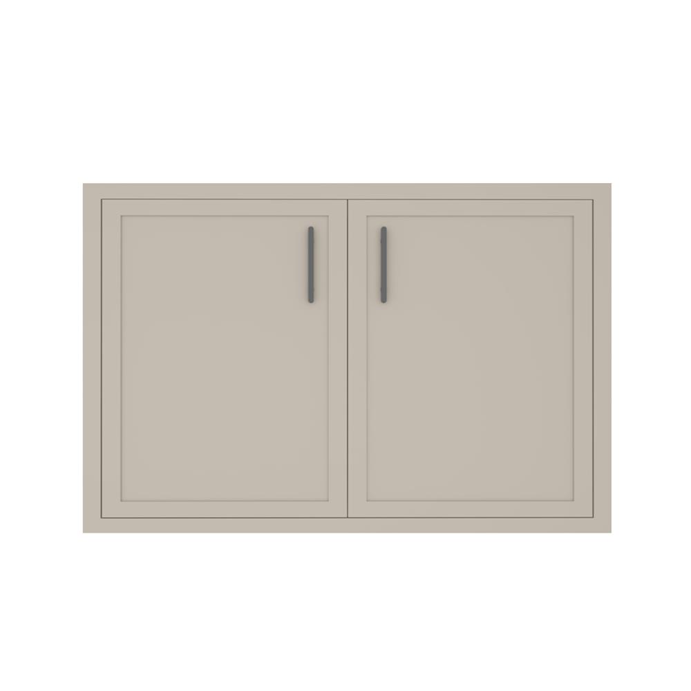 บานใต้เตา MJ SLIM SHAKER 86x56 ซม. ฺสี BEIGE