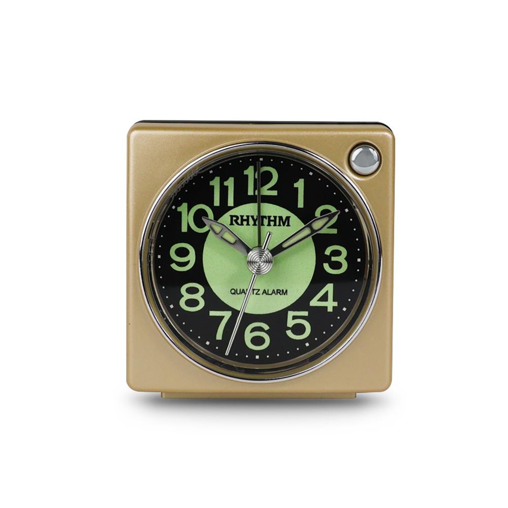 นาฬิกาปลุก RHYTHM CRE823NR18 2.5 นิ้ว สีทอง