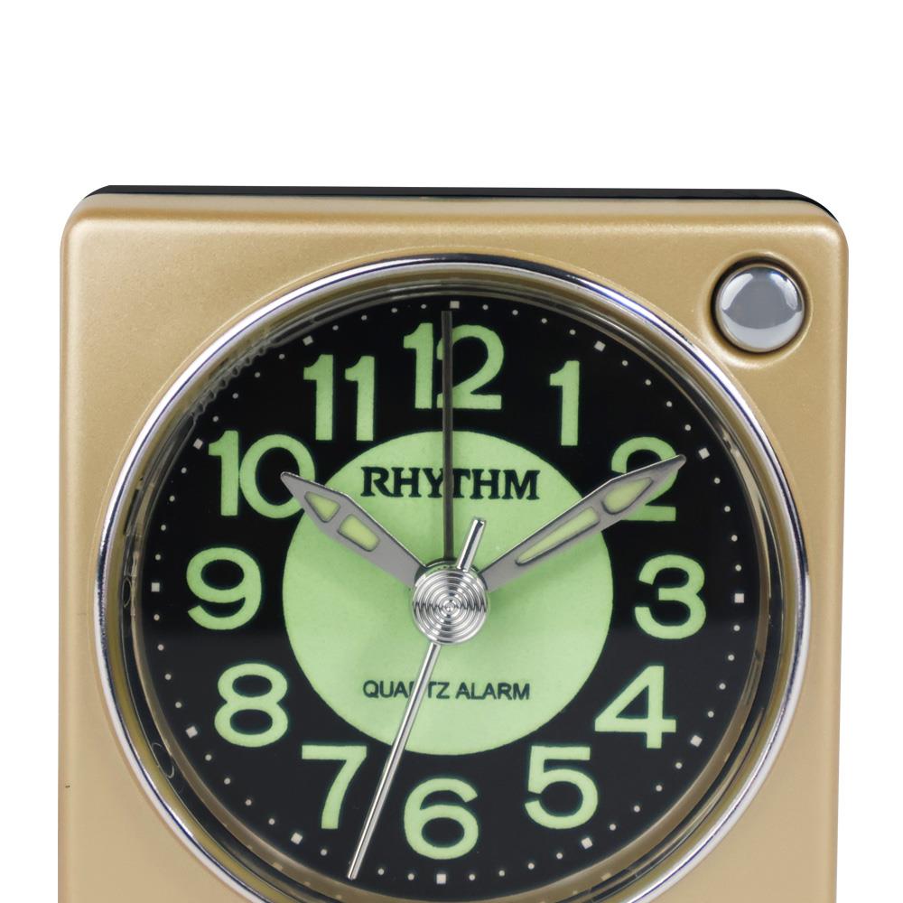 นาฬิกาปลุก RHYTHM CRE823NR18 2.5 นิ้ว สีทอง