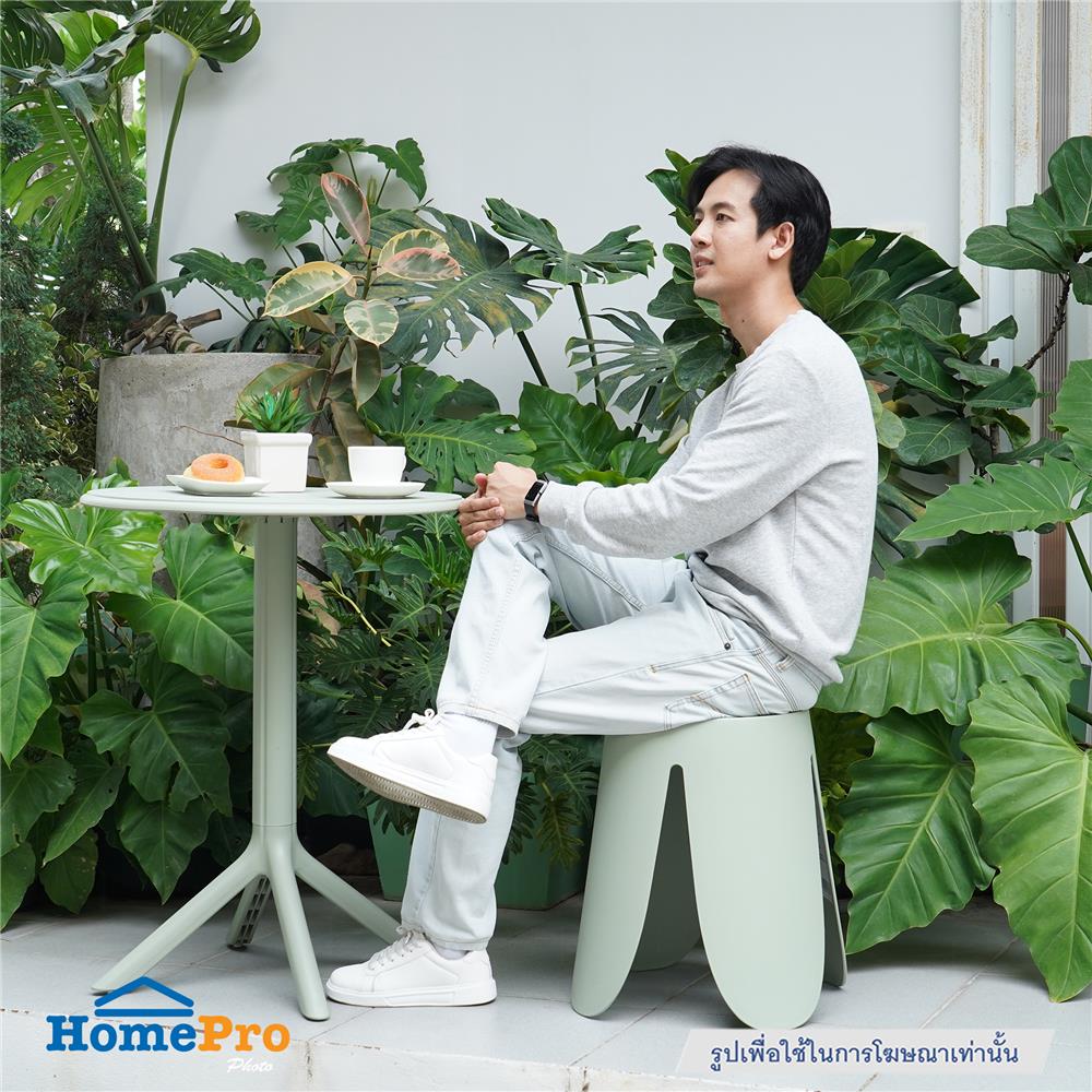 เก้าอี้พลาสติก SPRING KENTA สีเขียวอ่อน