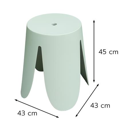 เก้าอี้พลาสติก SPRING KENTA สีเขียวอ่อน_9