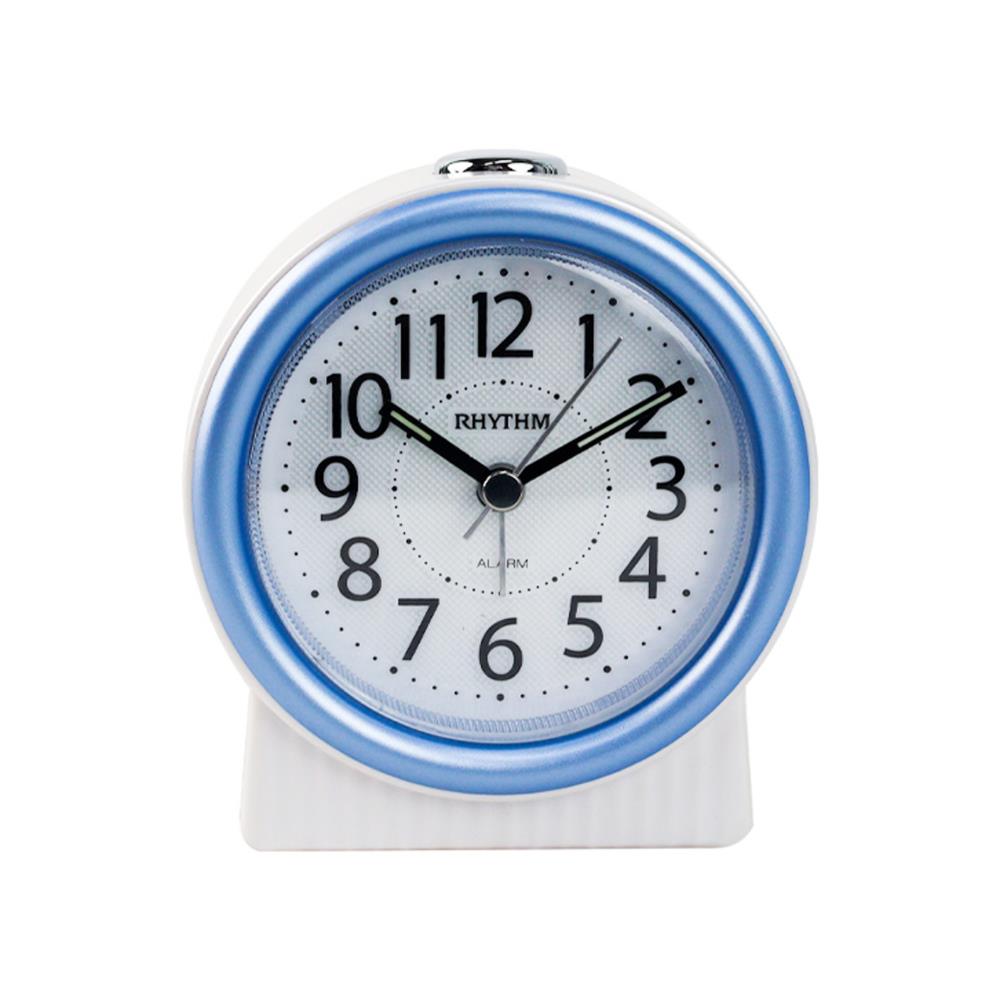 นาฬิกาปลุก RHYTHM CRE317NR04 3.7X4 นิ้ว สีฟ้า