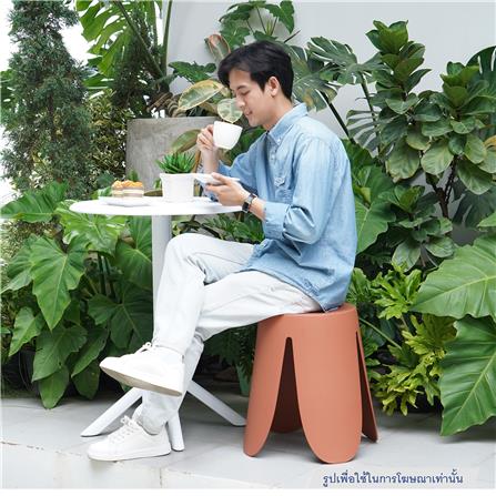 เก้าอี้พลาสติก SPRING KENTA สีส้มอิฐ_5