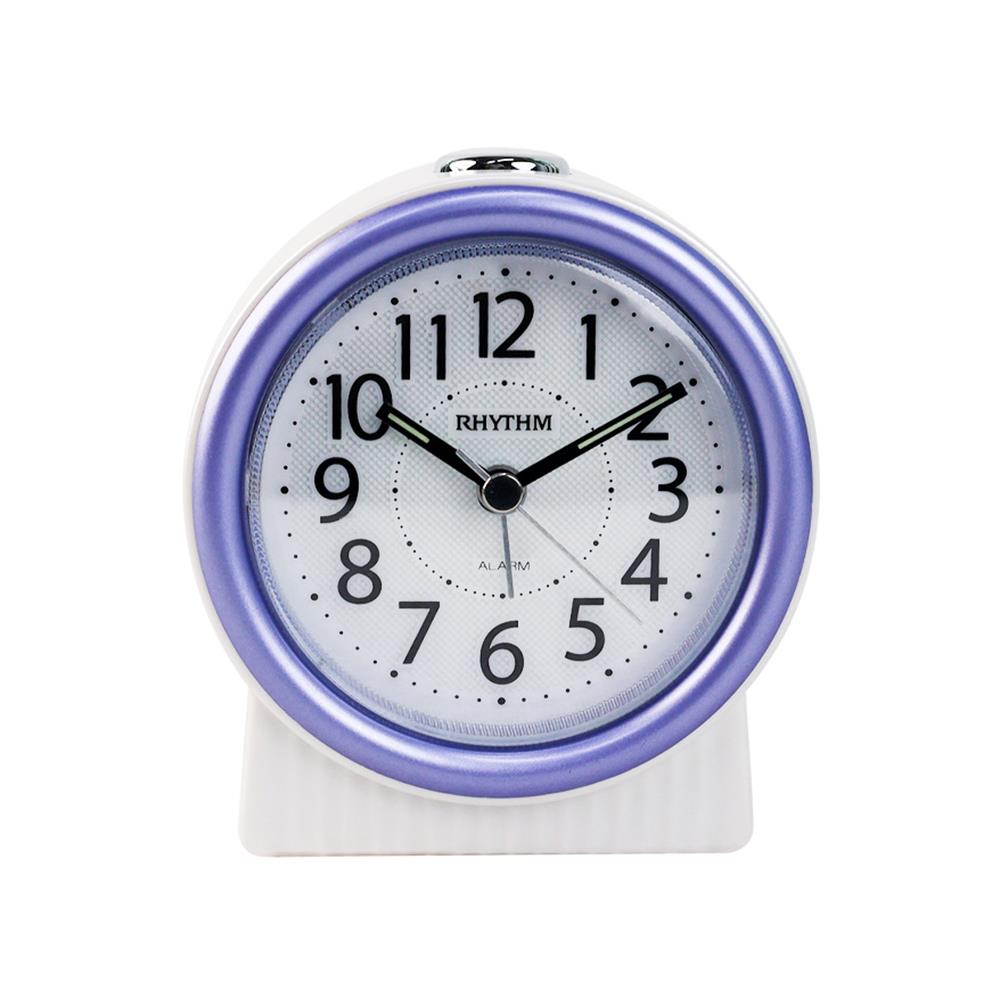 นาฬิกาปลุก RHYTHM CRE317NR12 3.7X4 นิ้ว สีม่วง
