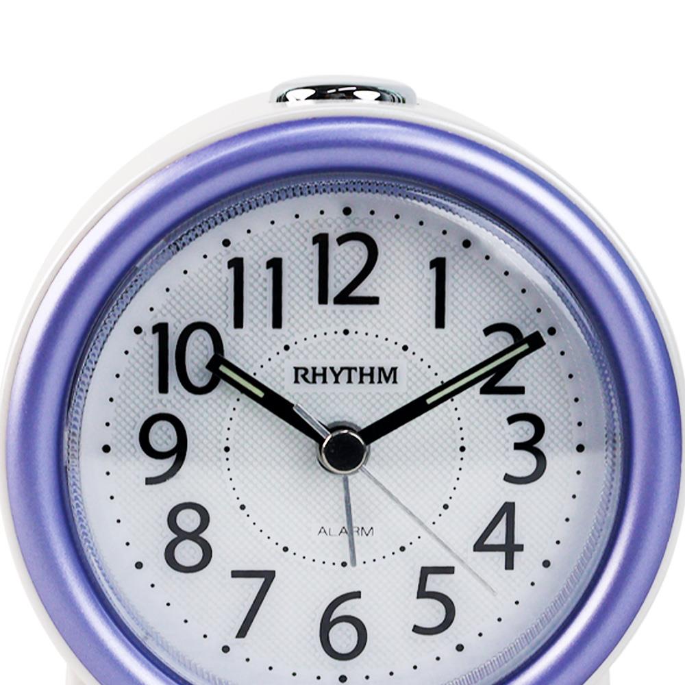 นาฬิกาปลุก RHYTHM CRE317NR12 3.7X4 นิ้ว สีม่วง