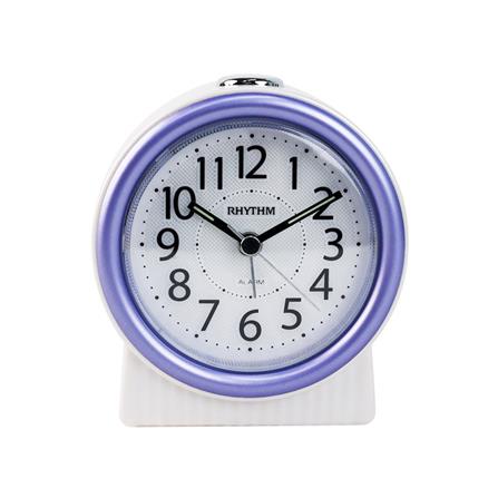 นาฬิกาปลุก RHYTHM CRE317NR12 3.7X4 นิ้ว สีม่วง_0