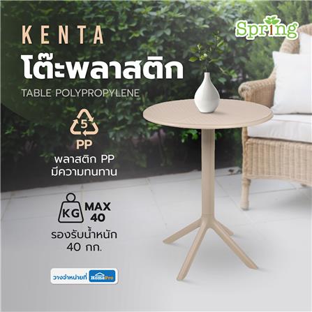 โต๊ะพลาสติก SPRING KENTA สีโทป_6