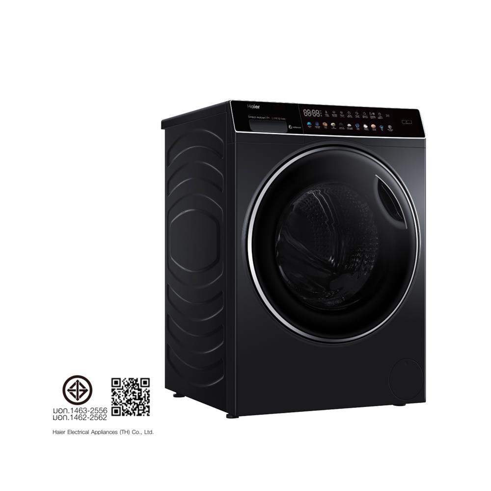เครื่องซักผ้าฝาหน้า HAIER HW110-BD14166S8U1 11 กก. 1400 RPM อินเวอร์เตอร์ สีดำ