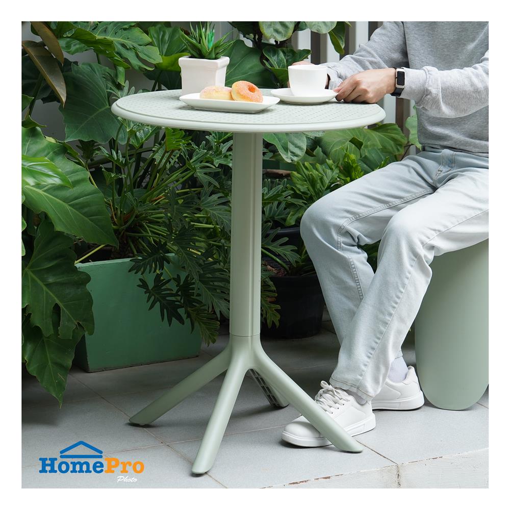 โต๊ะพลาสติก SPRING KENTA สีเขียวอ่อน