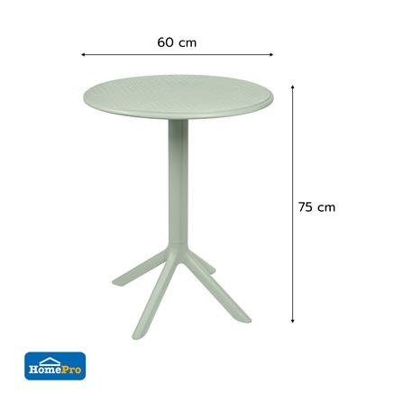 โต๊ะพลาสติก SPRING KENTA สีเขียวอ่อน_6