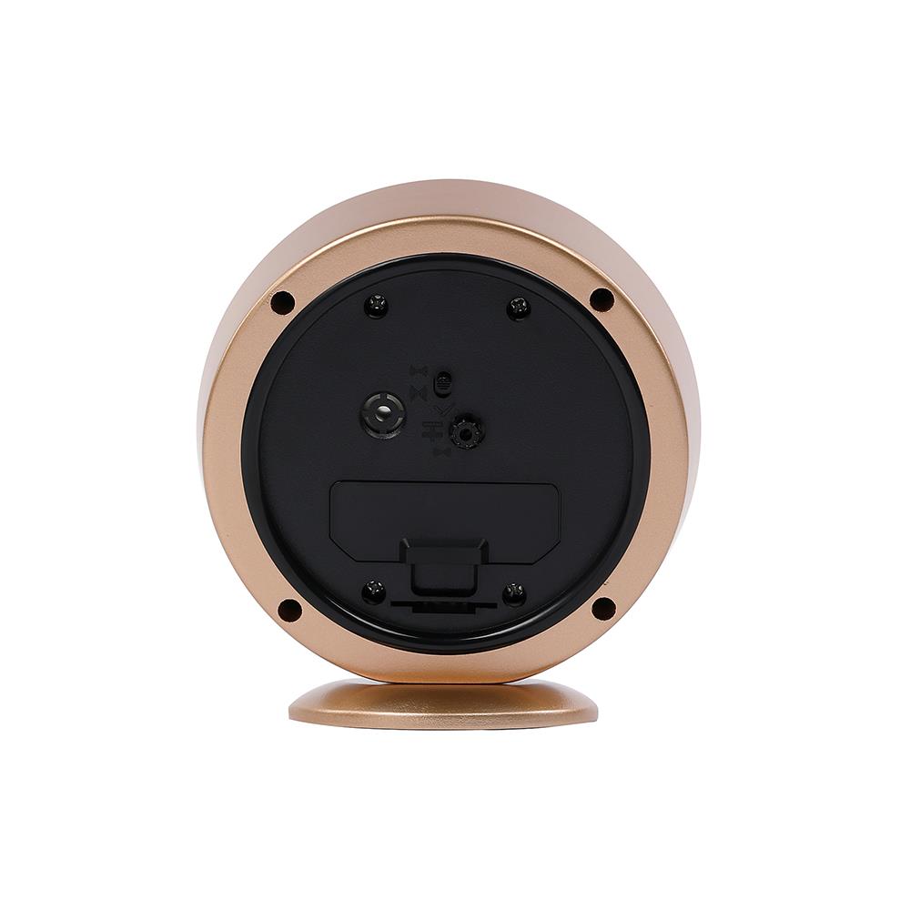 นาฬิกาตั้งโต๊ะ SEIKO CLOCKS QXE066P 4.3X4.7 นิ้ว สี PINK GOLD