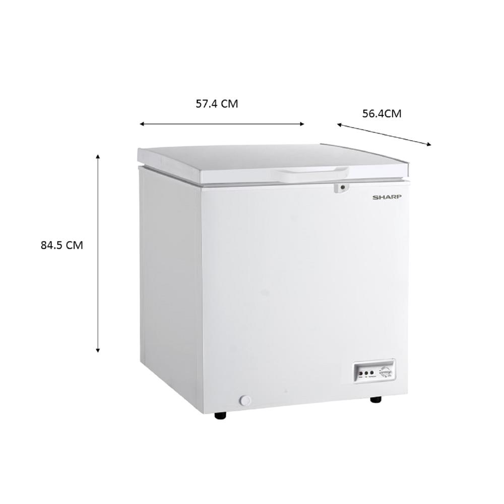 ตู้แช่ 2 ระบบ SHARP SJ-CX100T-W 3.2 คิว สีขาว