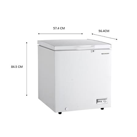 ตู้แช่ 2 ระบบ SHARP SJ-CX100T-W 3.2 คิว สีขาว_2