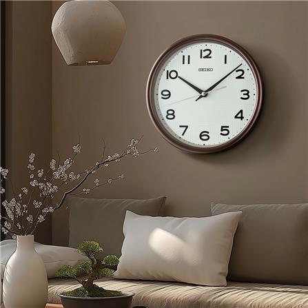 นาฬิกาแขวน SEIKO CLOCKS QXA836B 8.5 นิ้ว สีน้ำตาล_3