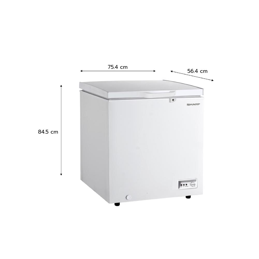 ตู้แช่ 2 ระบบ SHARP SJ-CX150T-W 4.9 คิว สีขาว