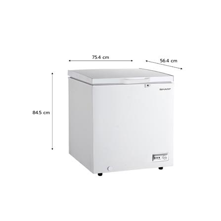 ตู้แช่ 2 ระบบ SHARP SJ-CX150T-W 4.9 คิว สีขาว_2