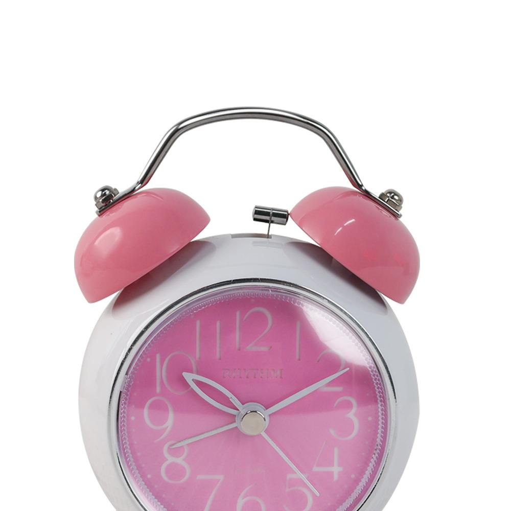 นาฬิกาปลุก RHYTHM CRA860NR13 4.5 นิ้ว สีชมพู