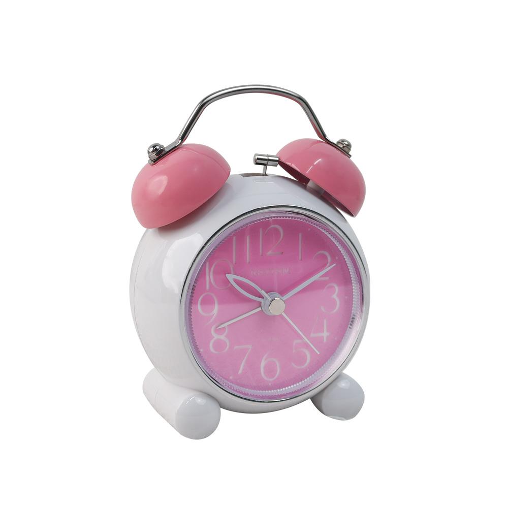 นาฬิกาปลุก RHYTHM CRA860NR13 4.5 นิ้ว สีชมพู