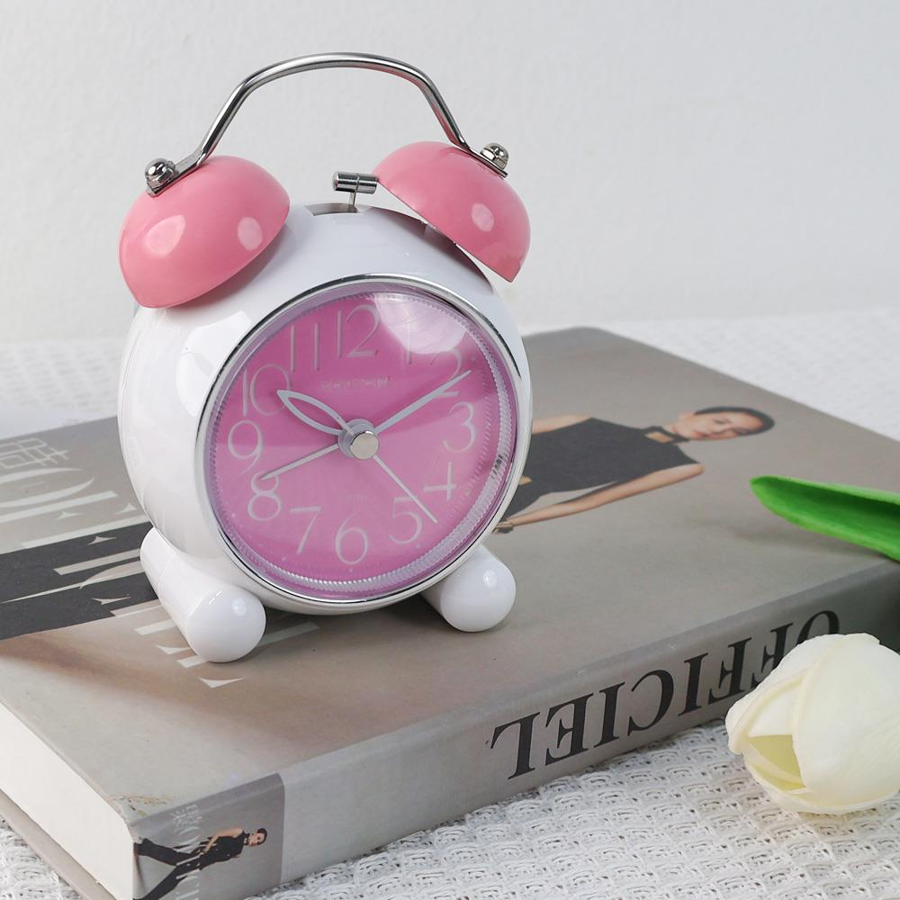 นาฬิกาปลุก RHYTHM CRA860NR13 4.5 นิ้ว สีชมพู