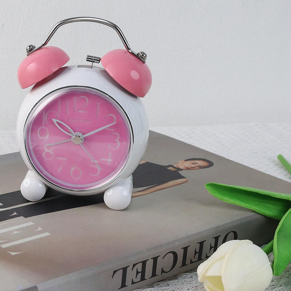 นาฬิกาปลุก RHYTHM CRA860NR13 4.5 นิ้ว สีชมพู