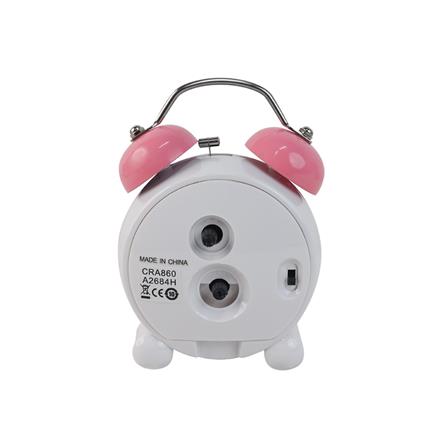 นาฬิกาปลุก RHYTHM CRA860NR13 4.5 นิ้ว สีชมพู_3