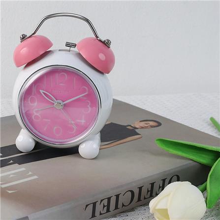 นาฬิกาปลุก RHYTHM CRA860NR13 4.5 นิ้ว สีชมพู_5