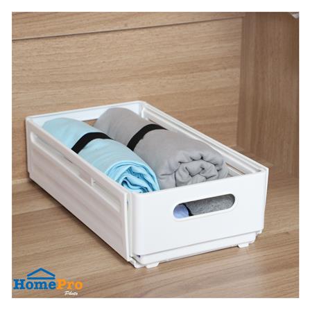 กล่องอเนกประสงค์ PLIM SLIDE SIZE M สีขาว_5