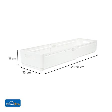 กล่องอเนกประสงค์ PLIM SLIDE SIZE M สีขาว_7