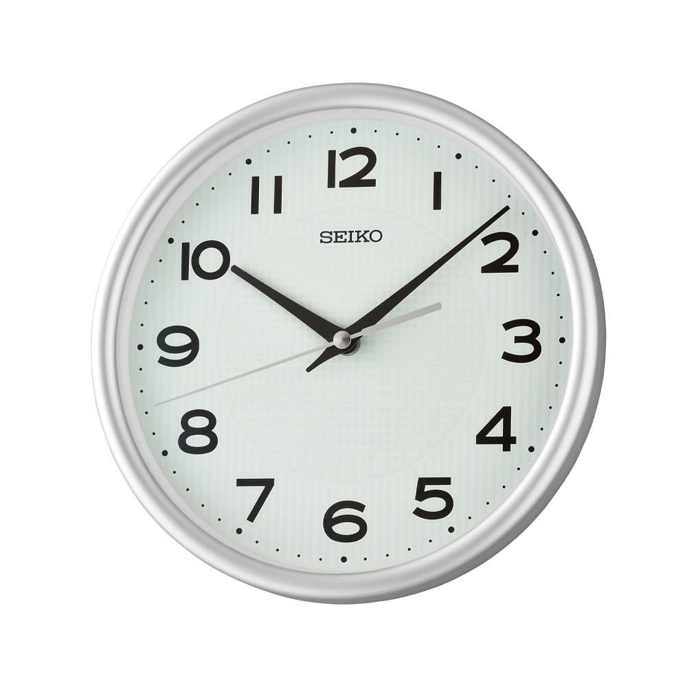 นาฬิกาแขวน SEIKO CLOCKS QXA836S 8.5 นิ้ว สีเงิน