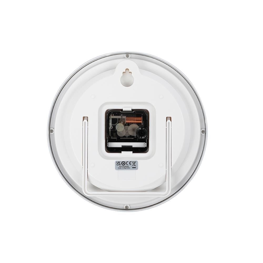 นาฬิกาแขวน SEIKO CLOCKS QXA836S 8.5 นิ้ว สีเงิน