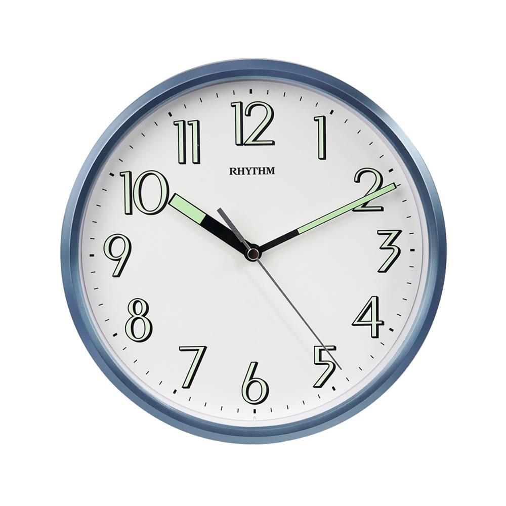 นาฬิกาแขวน RHYTHM CMG727NR04 9.5 นิ้ว สีฟ้า