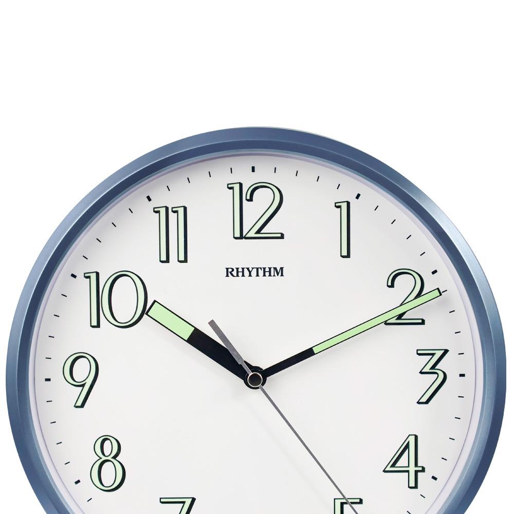 นาฬิกาแขวน RHYTHM CMG727NR04 9.5 นิ้ว สีฟ้า