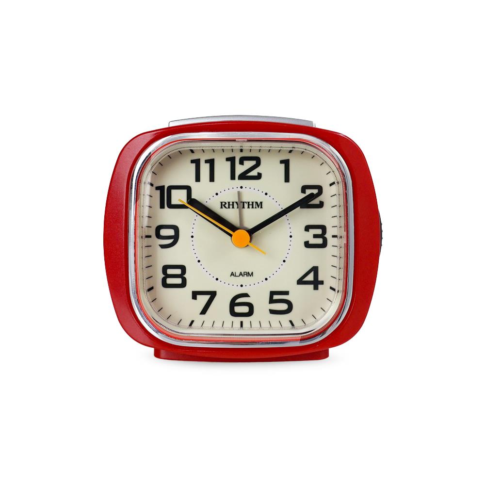นาฬิกาปลุก RHYTHM CRE847WR01 4 นิ้ว สีแดง