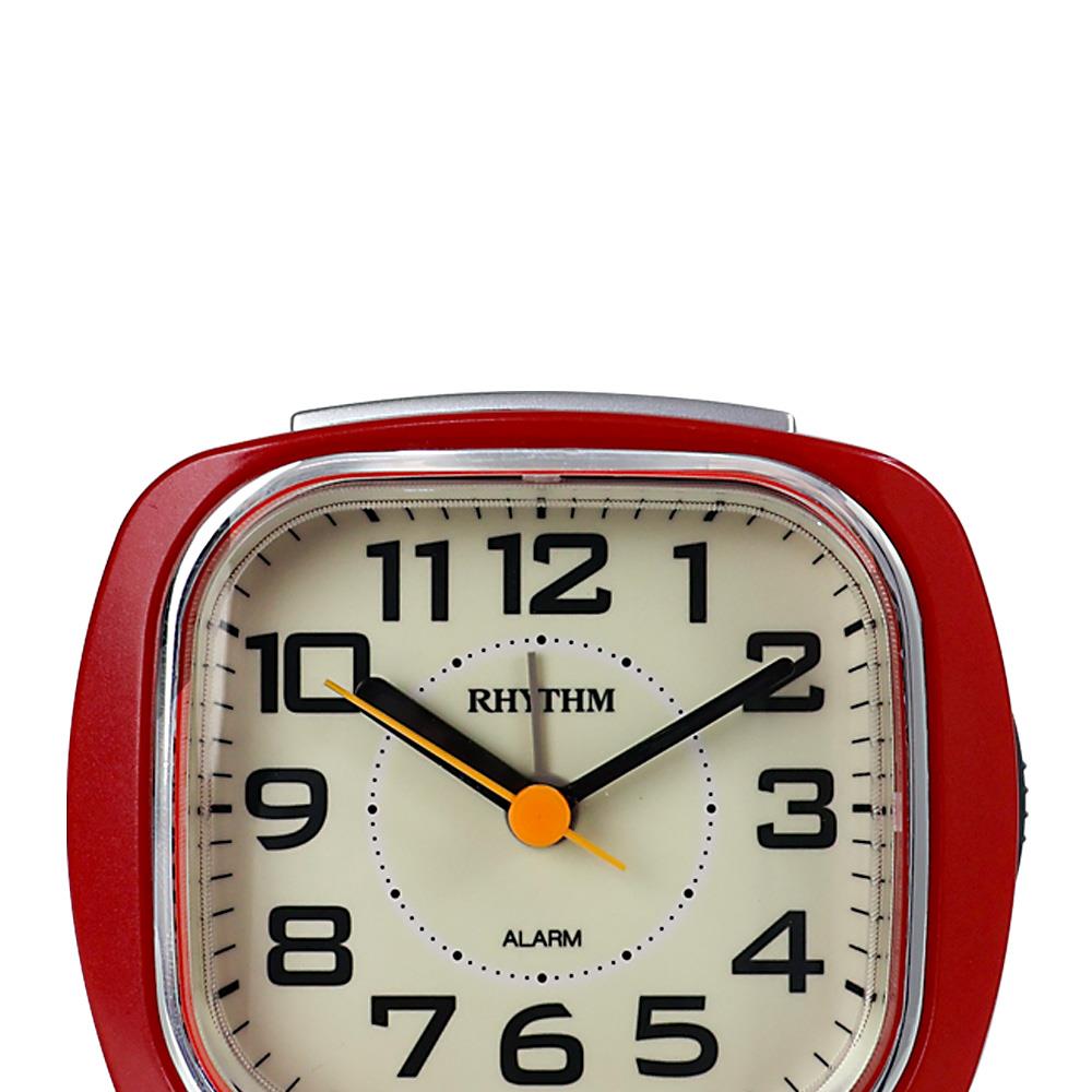 นาฬิกาปลุก RHYTHM CRE847WR01 4 นิ้ว สีแดง
