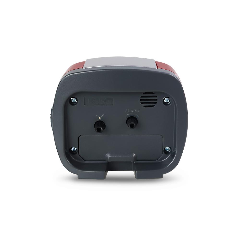 นาฬิกาปลุก RHYTHM CRE847WR01 4 นิ้ว สีแดง