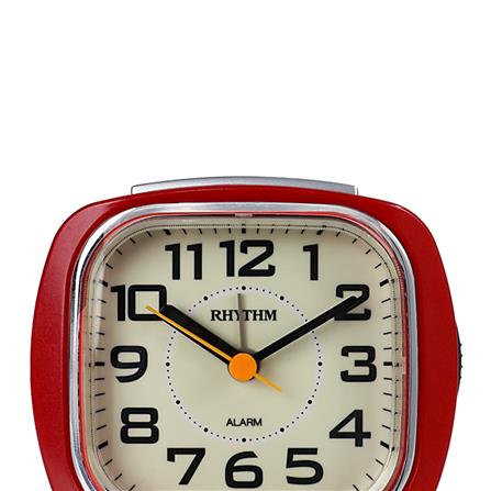 นาฬิกาปลุก RHYTHM CRE847WR01 4 นิ้ว สีแดง_1