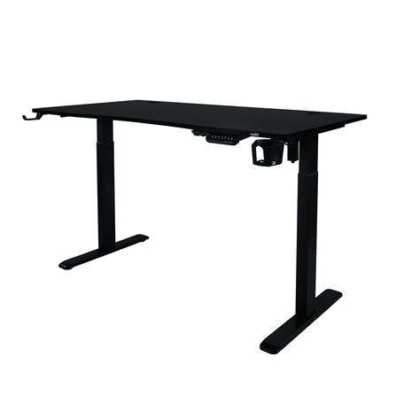 โต๊ะเกมมิ่งปรับระดับไฟฟ้า BEWELL TBS05 TOP05-160 ACC05-BK 160 ซม. สีดำ_1