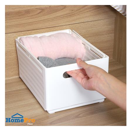 กล่องอเนกประสงค์ PLIM SLIDE SIZE L สีขาว_5