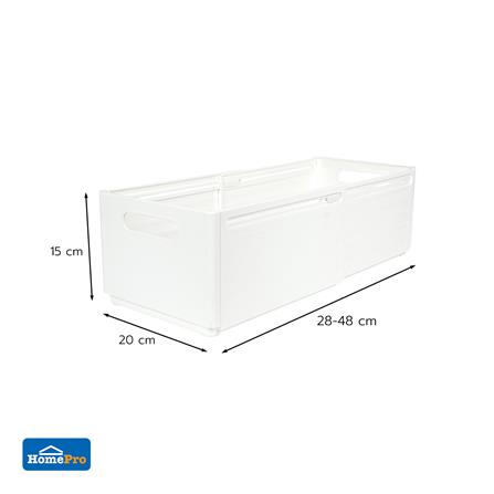 กล่องอเนกประสงค์ PLIM SLIDE SIZE L สีขาว_7