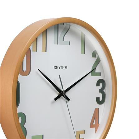 นาฬิกาแขวน RHYTHM CMG140NR06 12 นิ้ว สีน้ำตาล_2