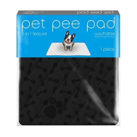 แผ่นรองซับ PET PEE PAD ABSORBENT SIZE L สี DARK GREY_0