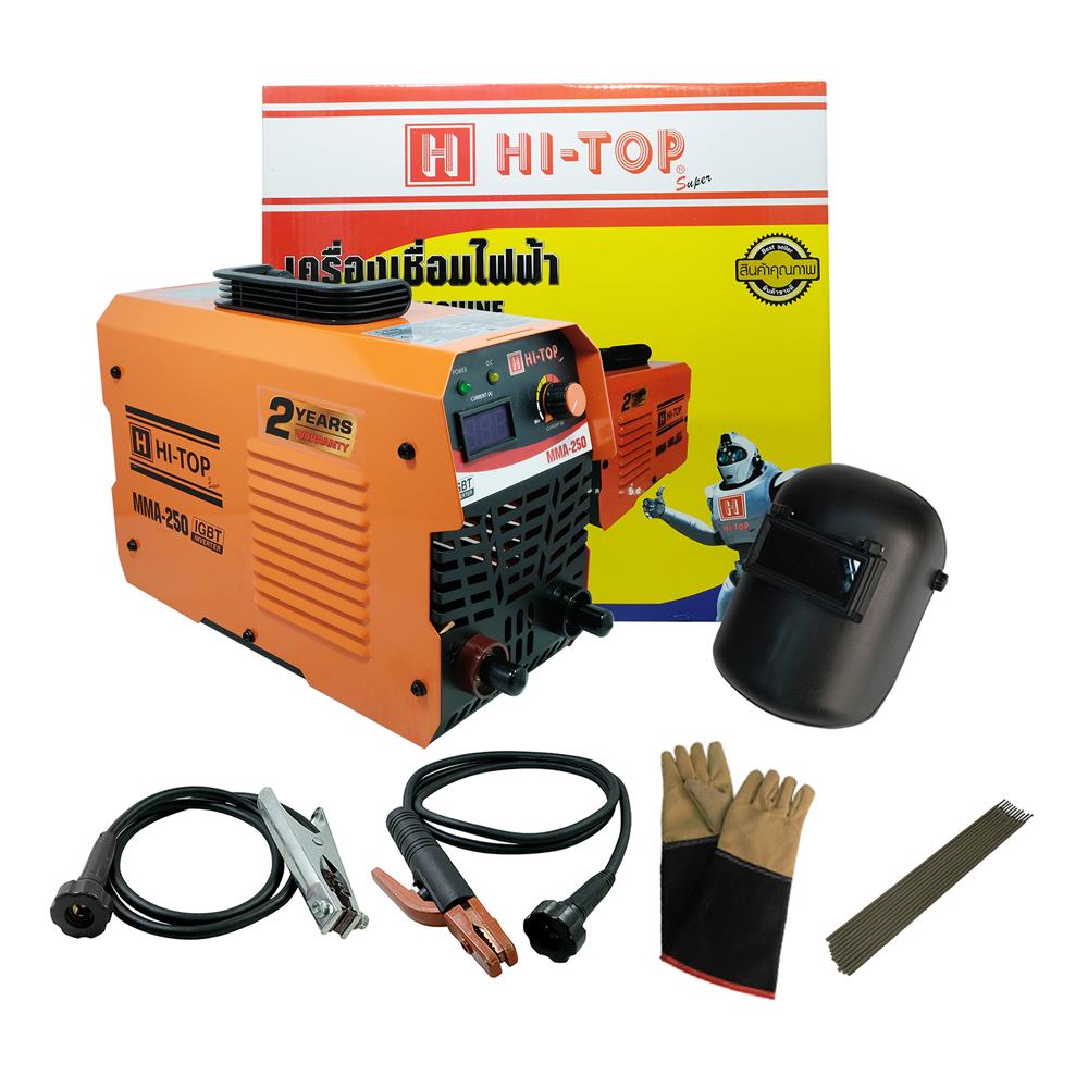 เครื่องเชื่อม INVERTER HI-TOP MMA-250 250 แอมป์