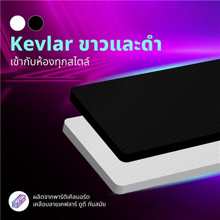 โต๊ะเกมมิ่งปรับระดับไฟฟ้า BEWELL TBS05-140 ACC05-BK 140 ซม. สีดำ_8