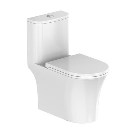 สุขภัณฑ์ 1 ชิ้น HAFELE 495.61.484 3/4.5 ลิตร สีขาว_0