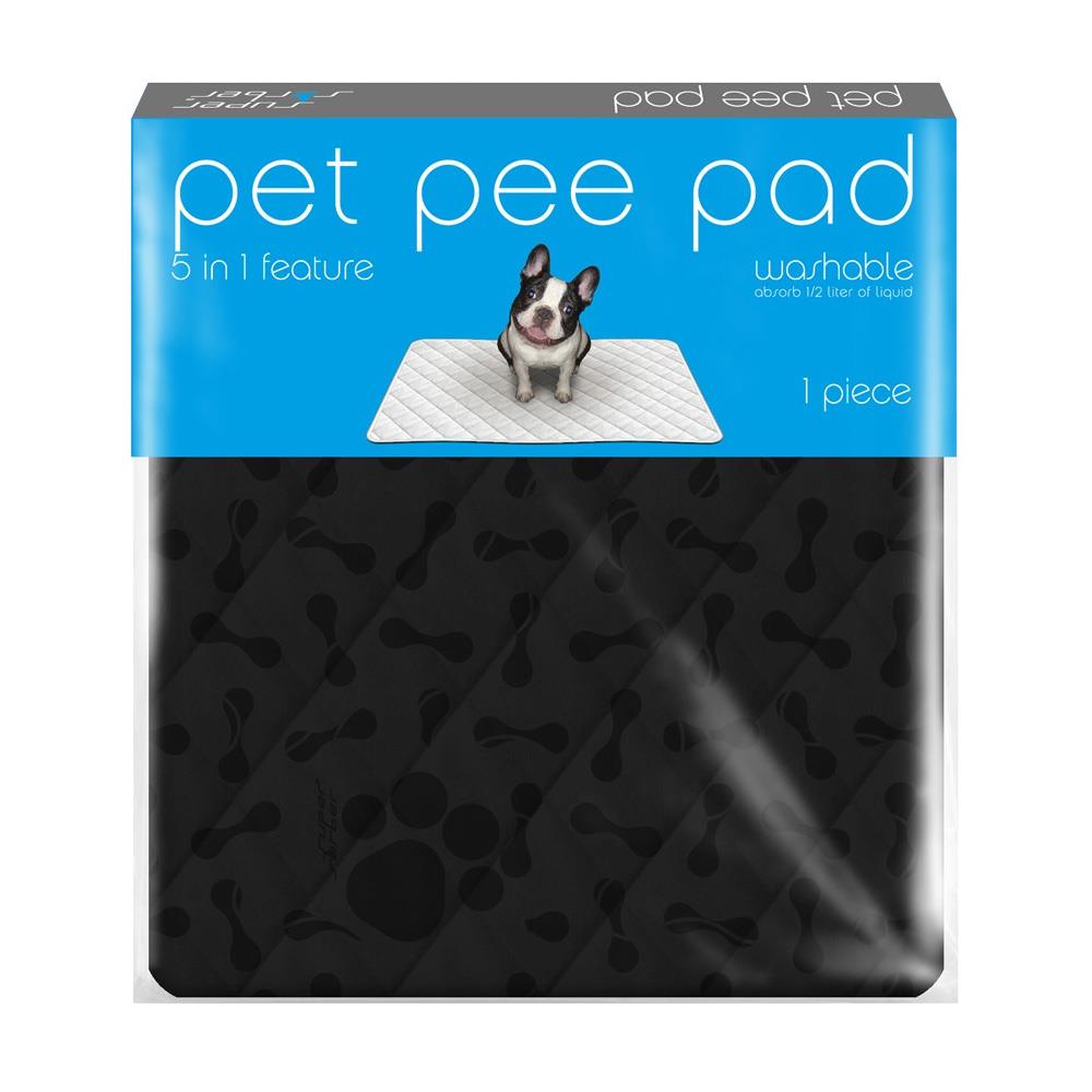แผ่นรองซับ PET PEE PAD ABSORBENT SIZE S สี DARK GREY