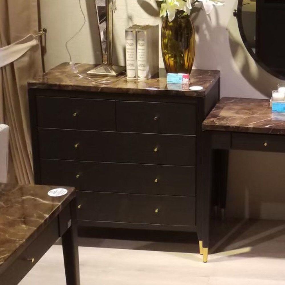 ตู้ลิ้นชัก 5 ลิ้นชัก SB FURNITURE MICHALA 19122207 90 ซม. สีไม้เข้ม