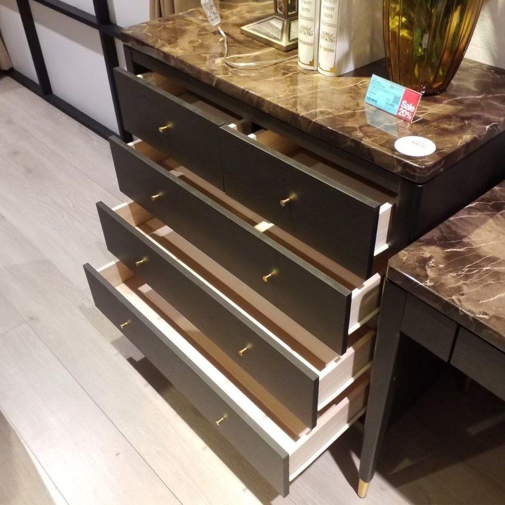 ตู้ลิ้นชัก 5 ลิ้นชัก SB FURNITURE MICHALA 19122207 90 ซม. สีไม้เข้ม