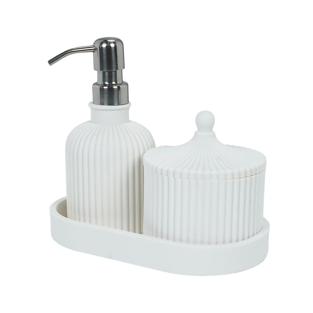 ชุดกระปุกห้องน้ำเรซิ่น MOYA RB24124-3