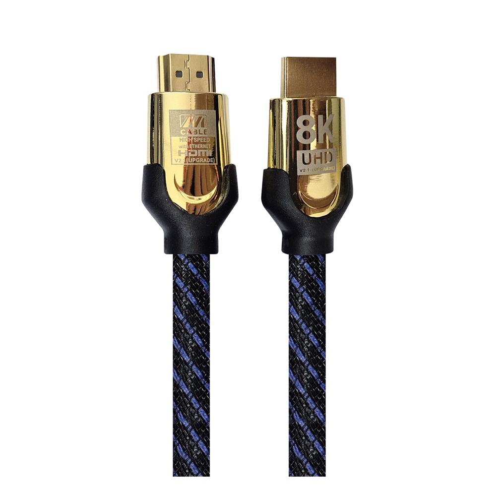 สาย HDMI 8K 2.1 M-CABLE M-HDMI-HSWE-GOLD 2 เมตร