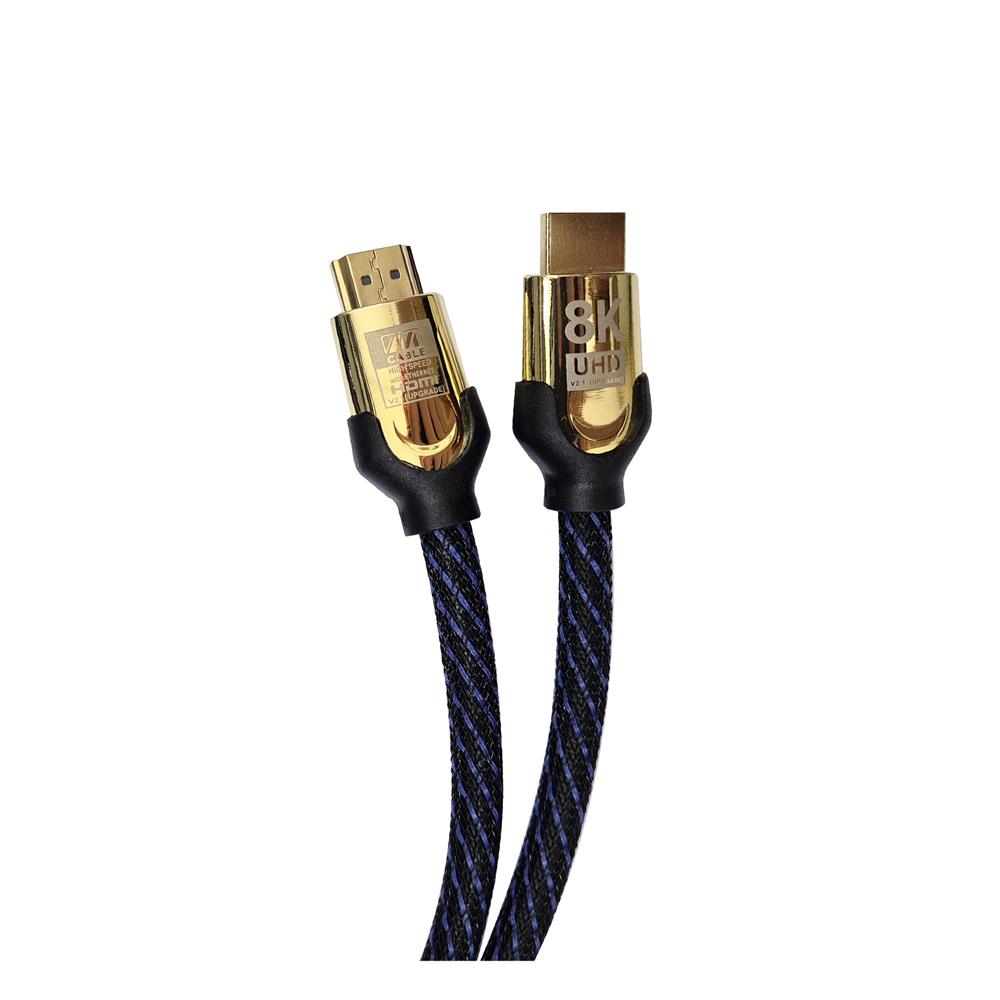 สาย HDMI 8K 2.1 M-CABLE M-HDMI-HSWE-GOLD 2 เมตร